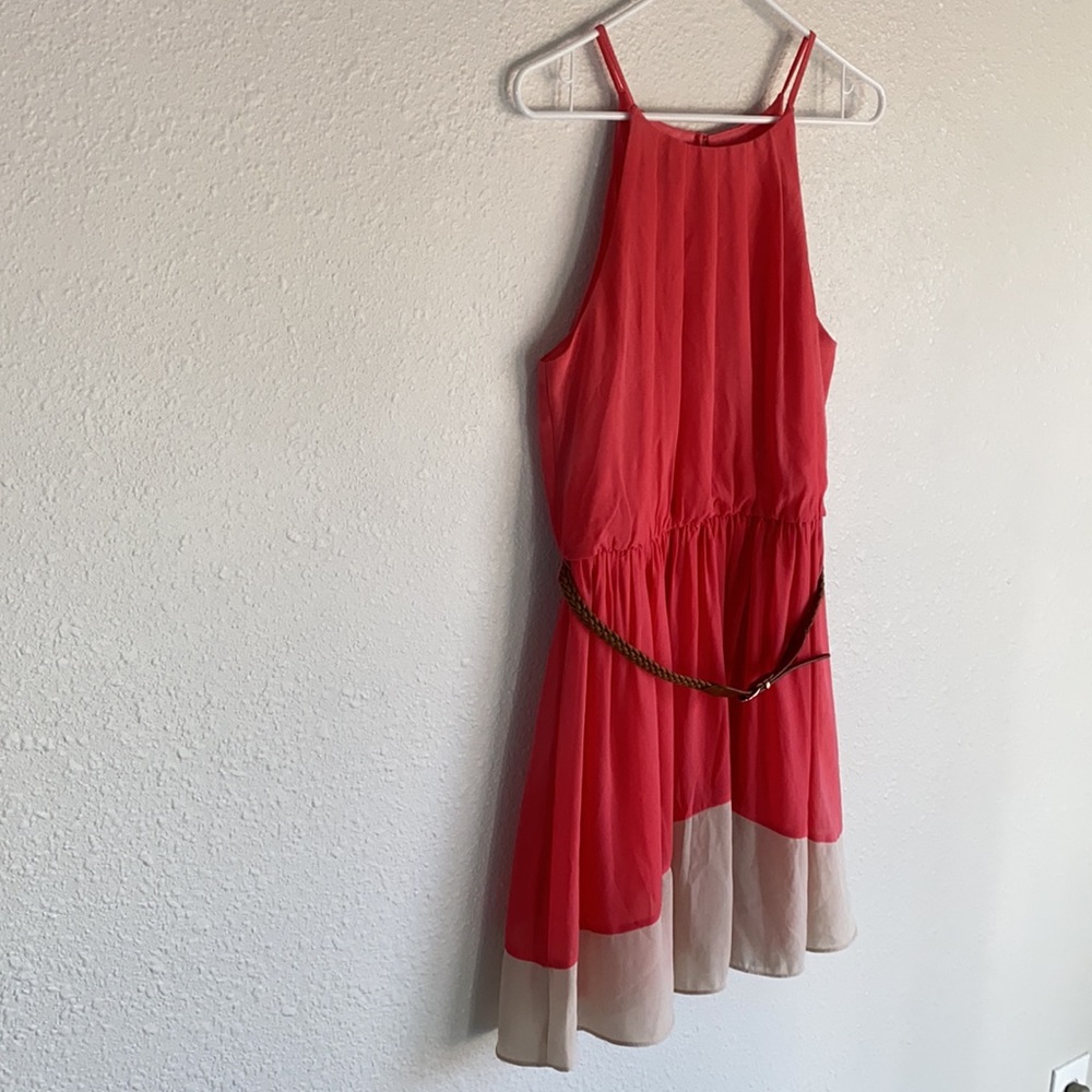 Pink Formal Keyhole Dress - Picture 2 of 5